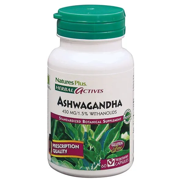 Nature's Plus Ashwagandha 450mg 60 veg.caps