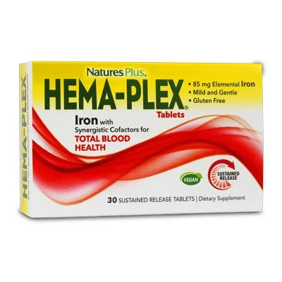 Nature's Plus Hema-Plex Sustained Release 30 tabs