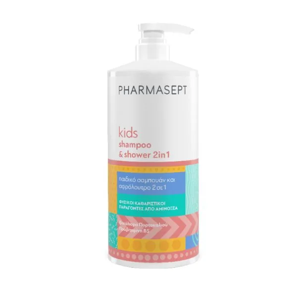 Pharmasept Kids Shampoo & Shower 2 in 1 Παιδικό Σαμπουάν και Αφρόλουτρο 1 L