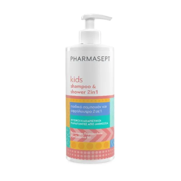 Pharmasept Kids Shampoo & Shower 2 in 1 Παιδικό Σαμπουάν και Αφρόλουτρο 500 ml