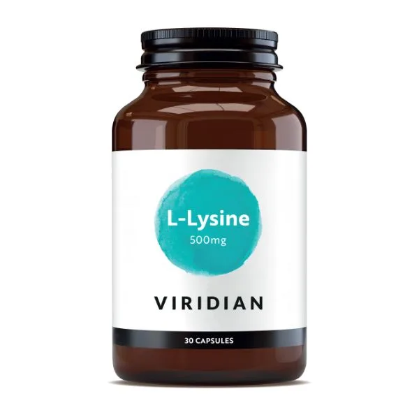 Viridian L-Lysine 500 mg 30 κάψουλες