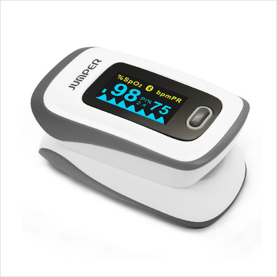 Jumper Medical JPD 500F Παλμικό Οξύμετρο Δακτύλου Γκρι χρώμα